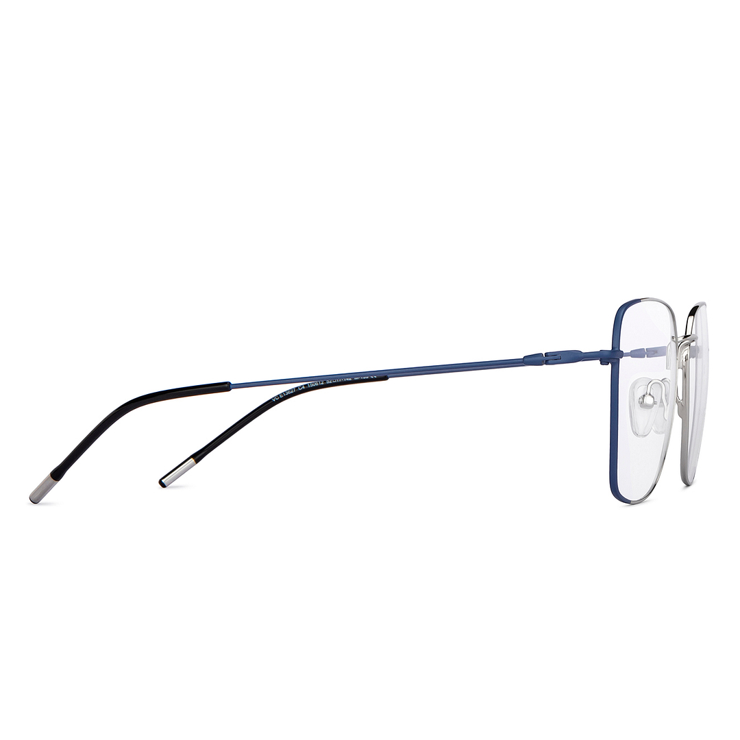 Vincent Chase Online Silver Full Rim Geometric left side