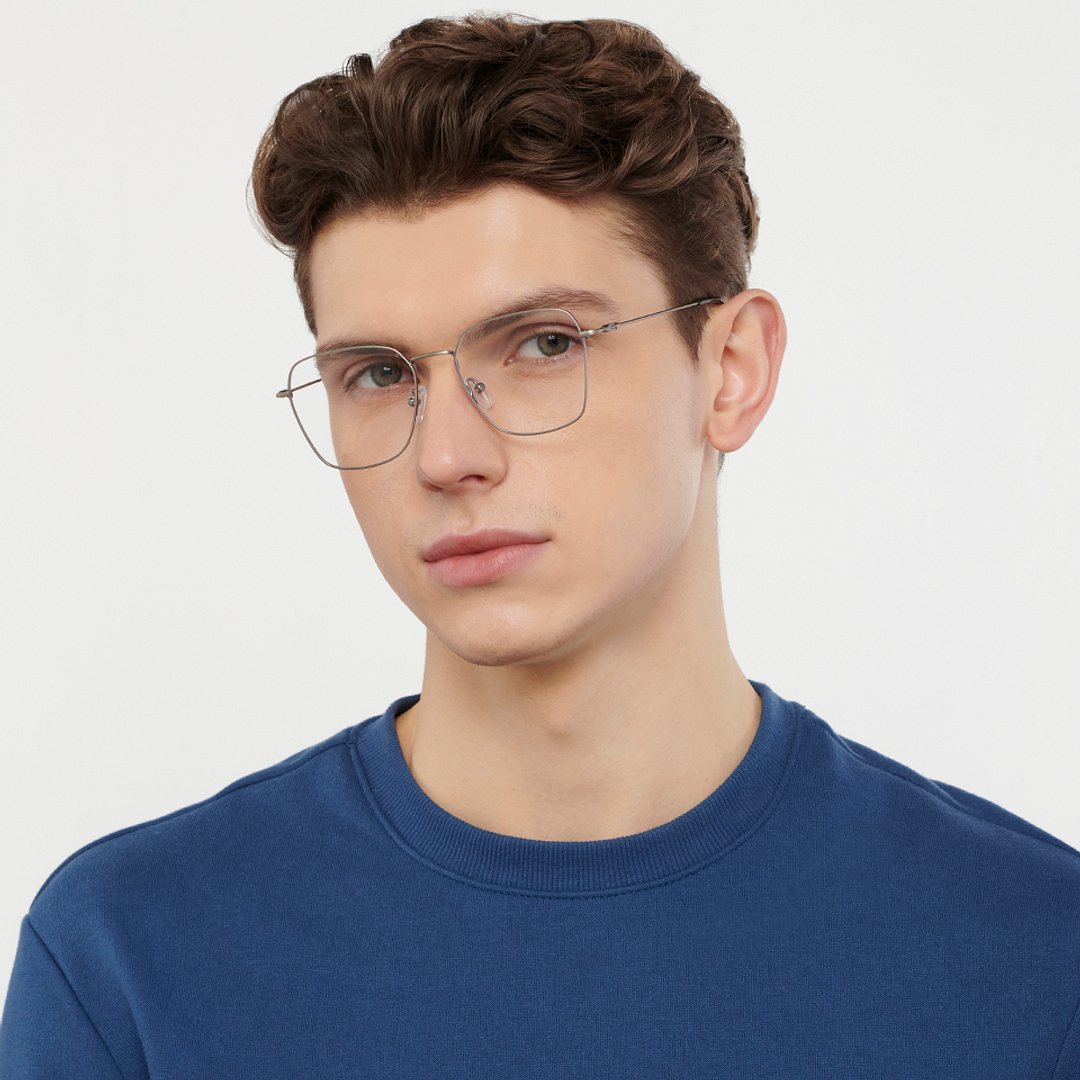 Vincent Chase Online Mid Gunmetal Full Rim Geometric right side