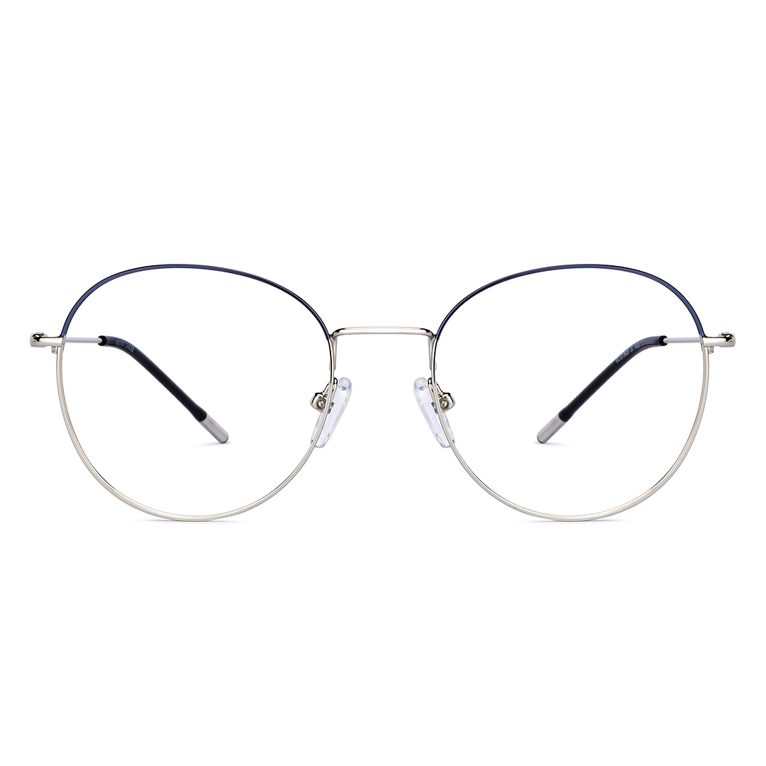 Vincent Chase Online Silver Full Rim Round left side