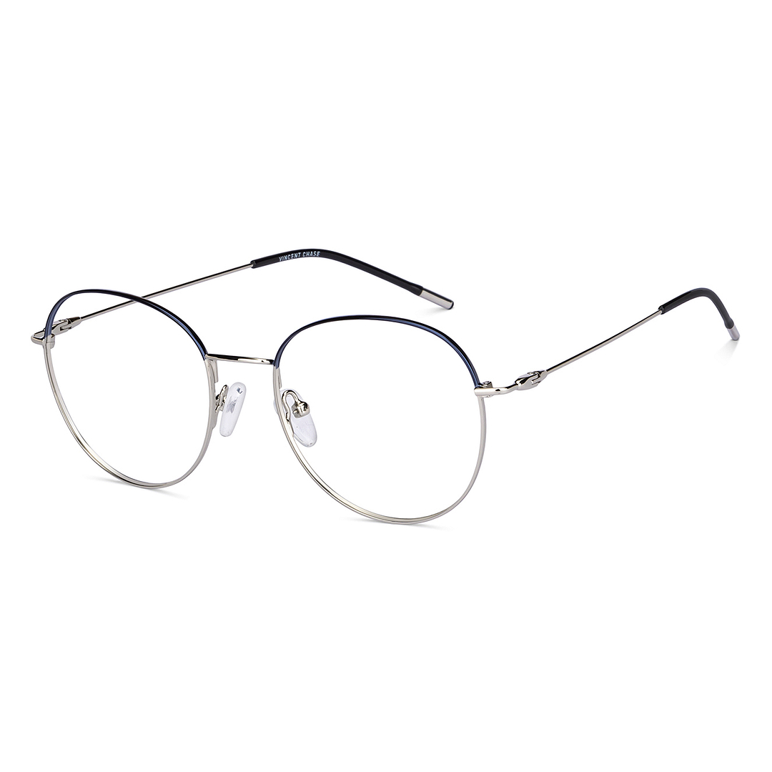 Vincent Chase Online Silver Full Rim Round right side