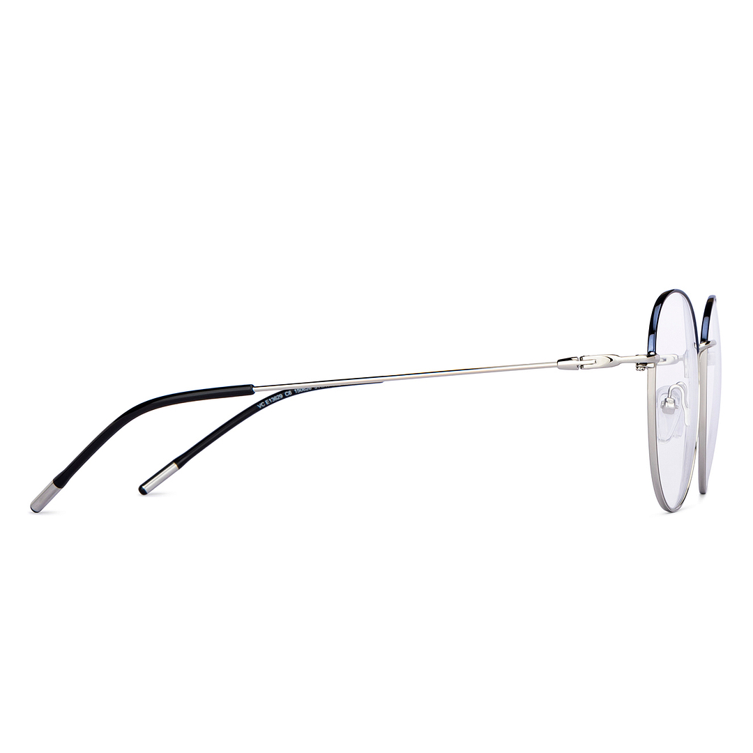 Vincent Chase Online Silver Full Rim Round left side