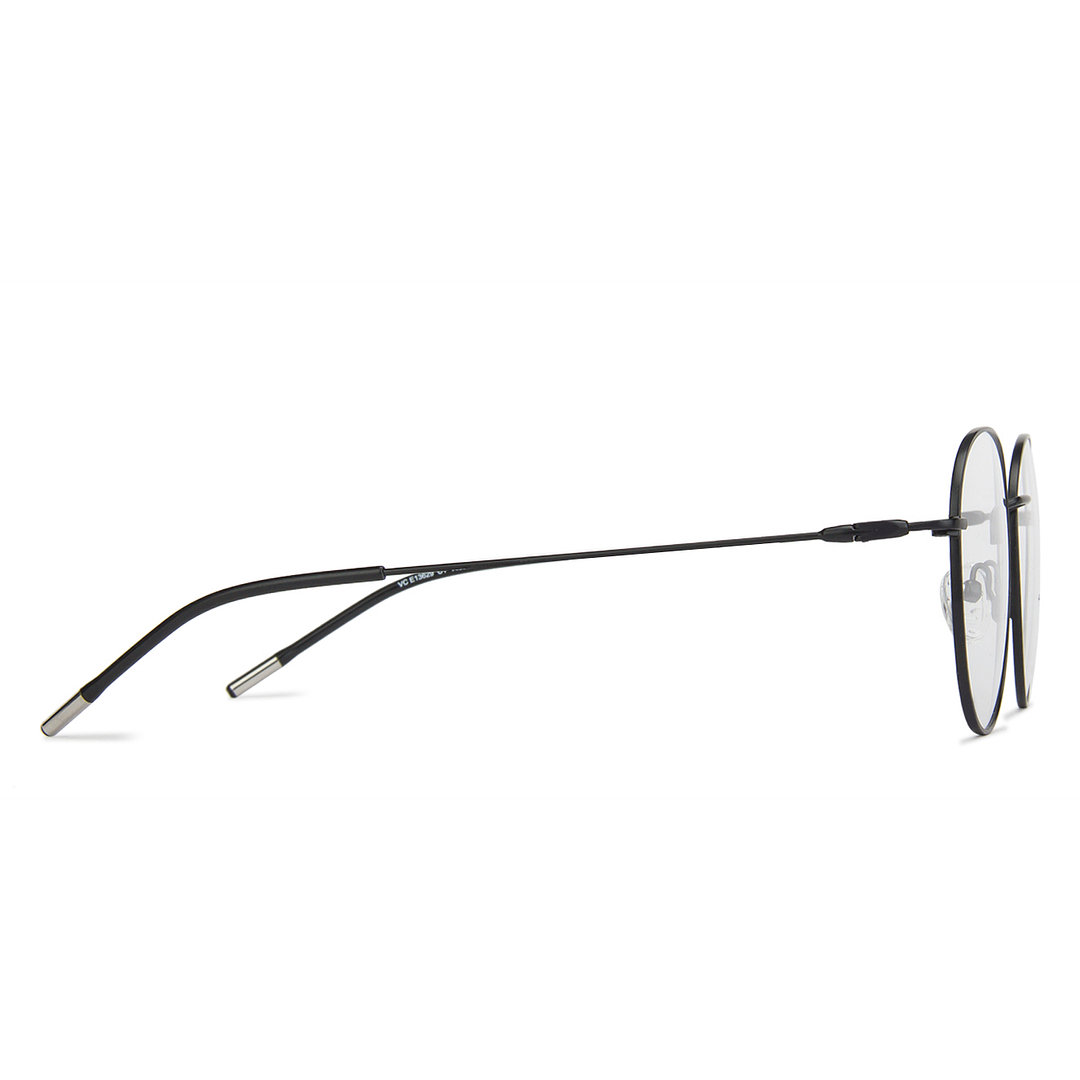 Vincent Chase Online Black Full Rim Round left side