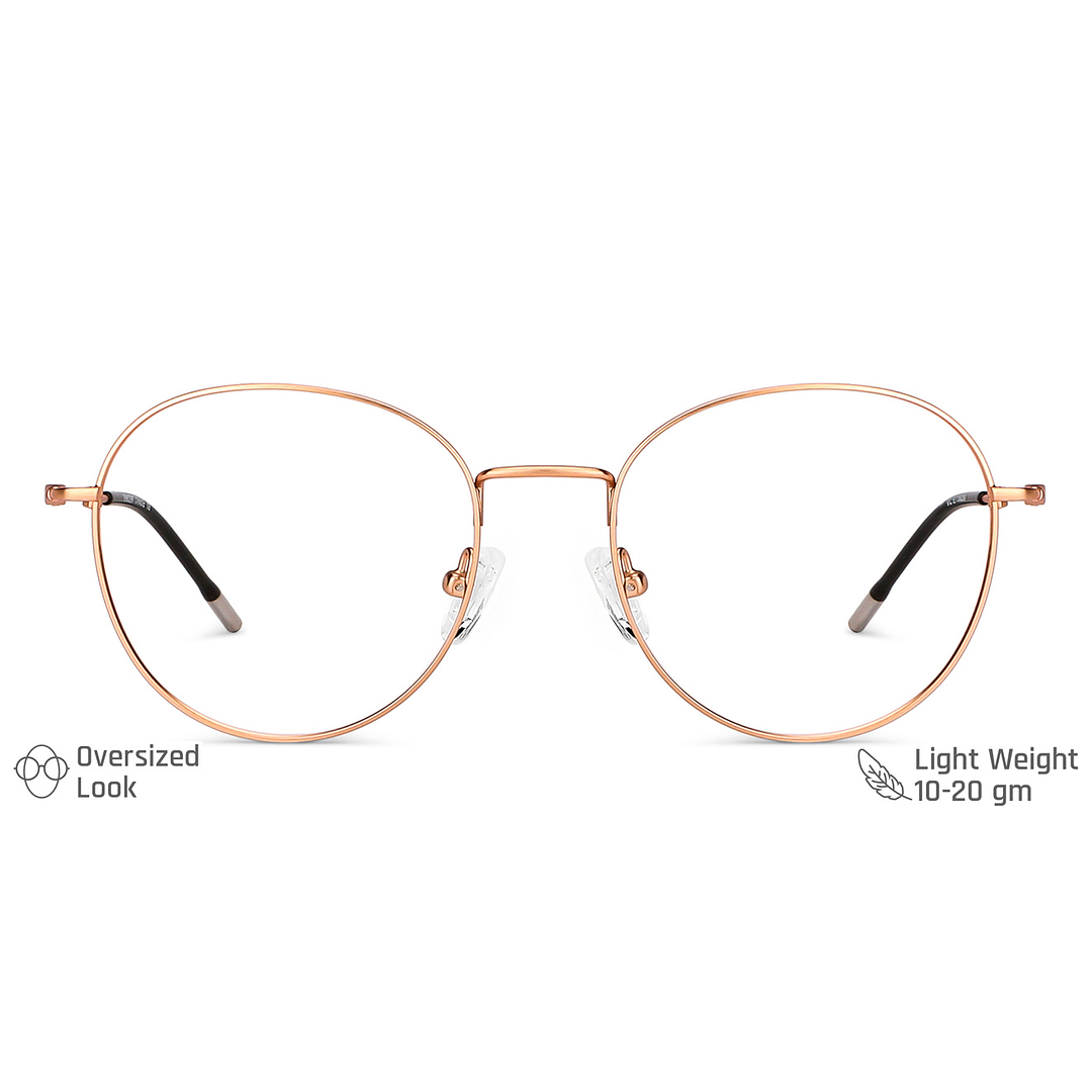 Vincent Chase Online Rose Gold Full Rim Round right side