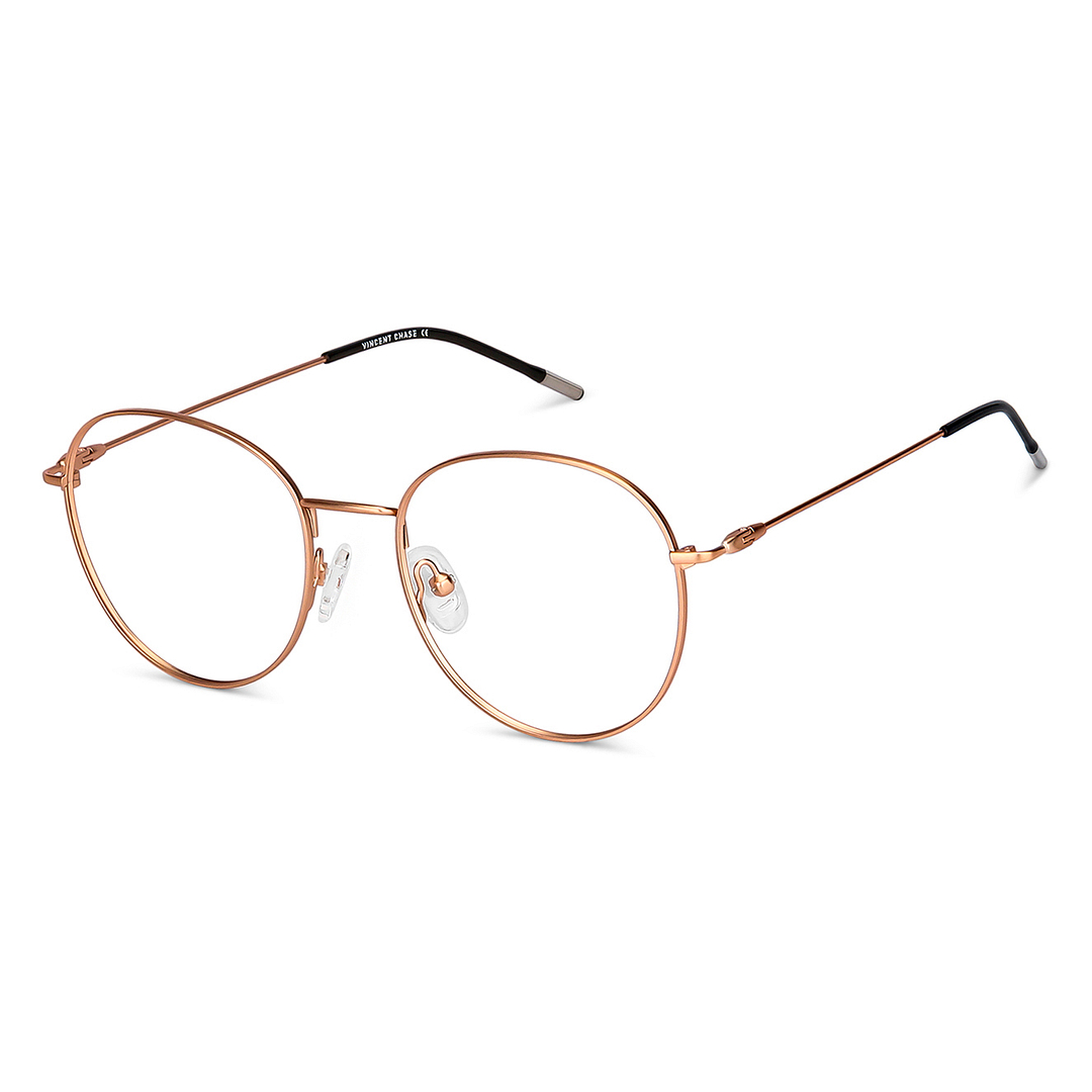 Vincent Chase Online Rose Gold Full Rim Round left side