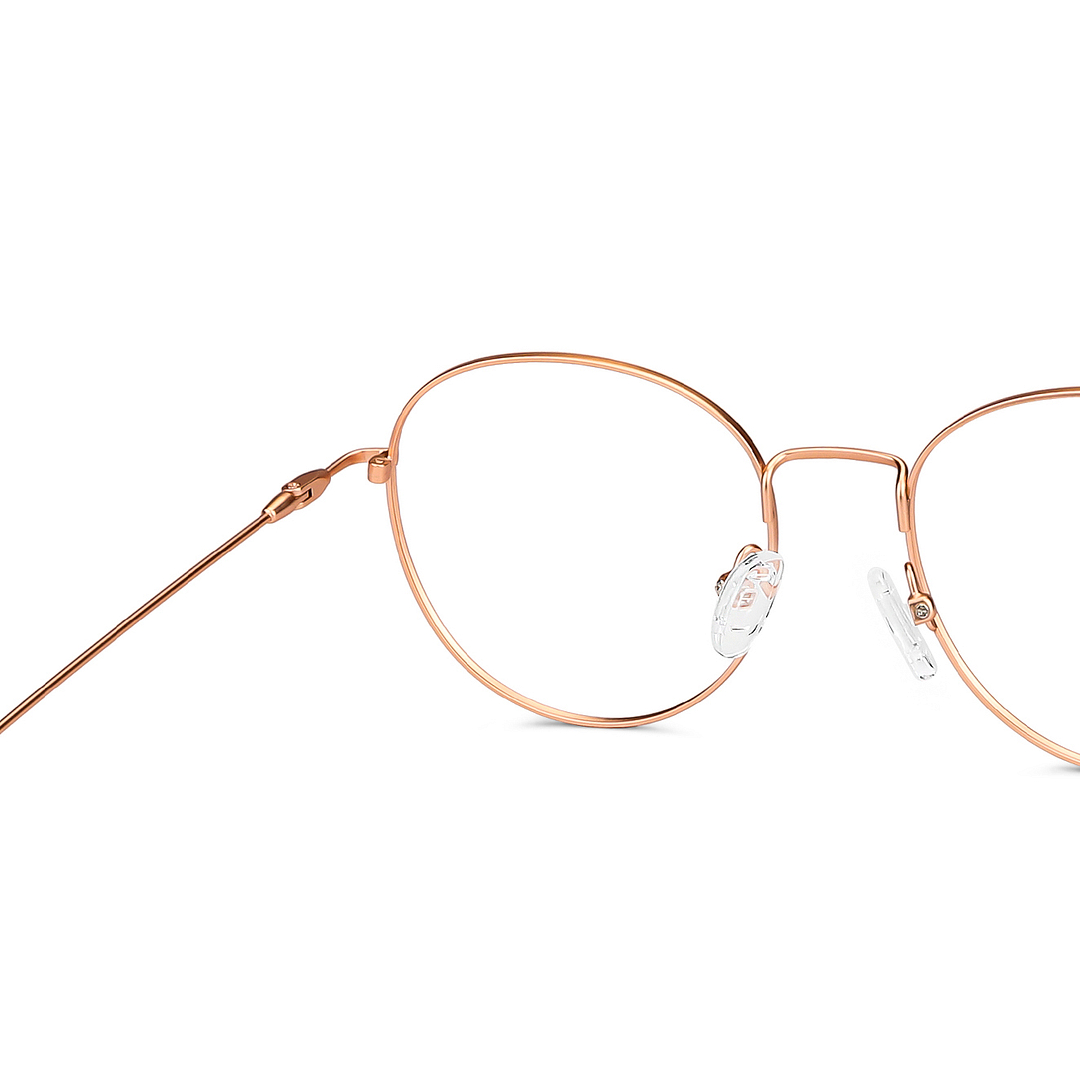 Vincent Chase Online Rose Gold Full Rim Round left side