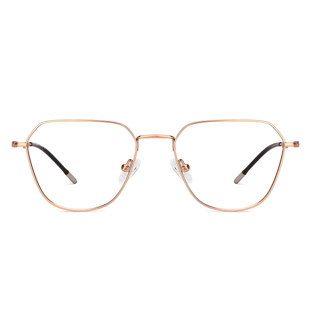 Vincent Chase Online Rose Gold Full Rim Geometric left side