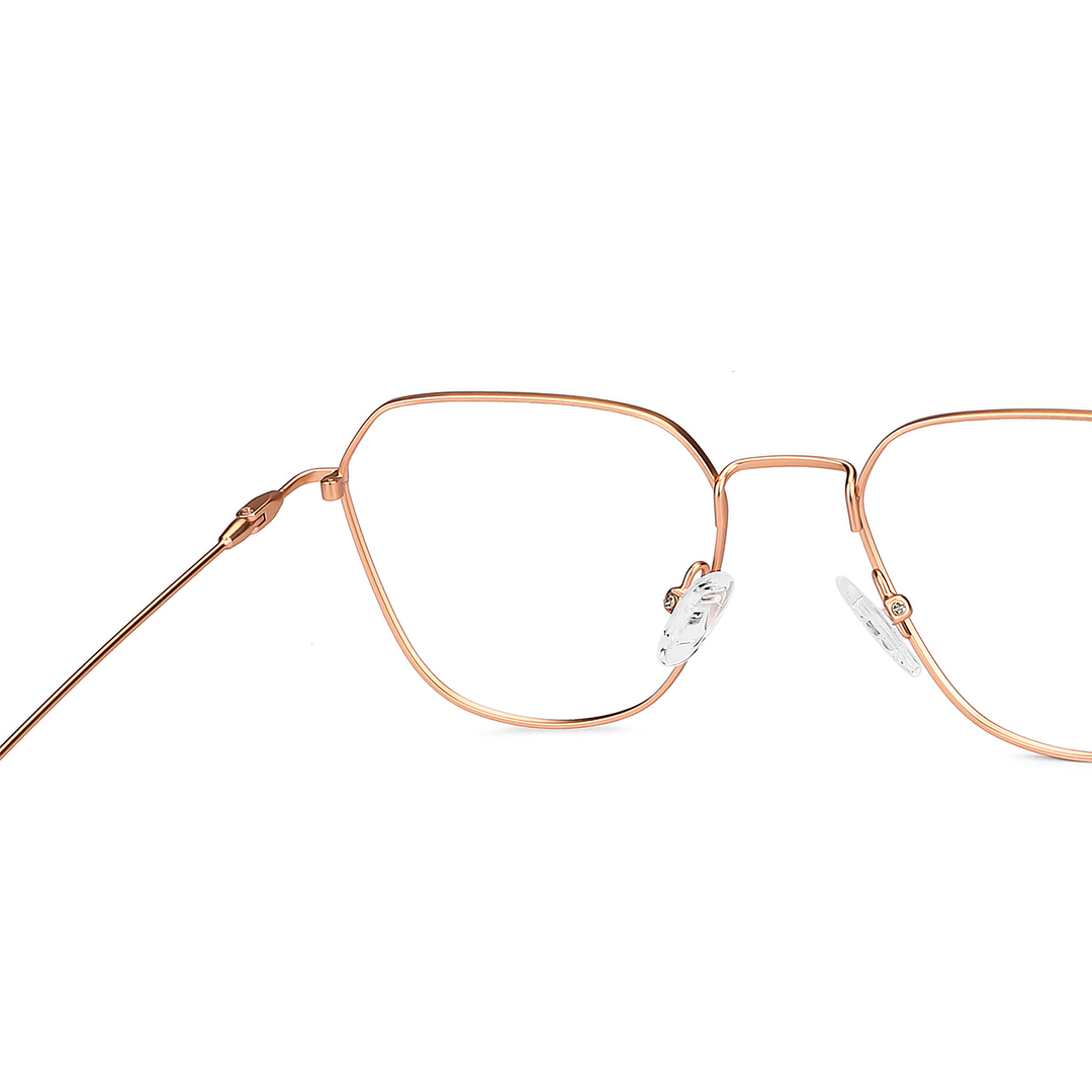 Vincent Chase Online Rose Gold Full Rim Geometric right side