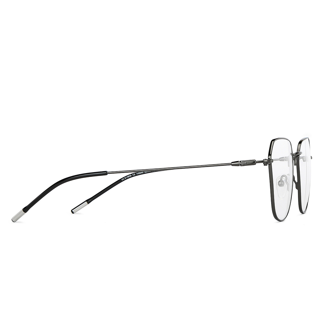 Vincent Chase Online Mid Gunmetal Full Rim Geometric left side