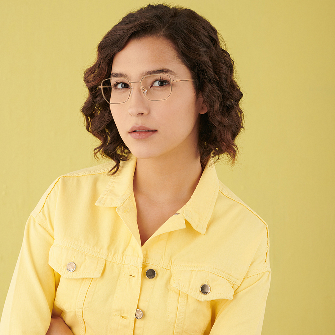 Vincent Chase Online Gold Full Rim Geometric right side