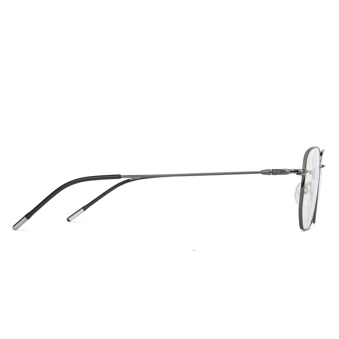 Vincent Chase Online Mid Gunmetal Full Rim Geometric left side