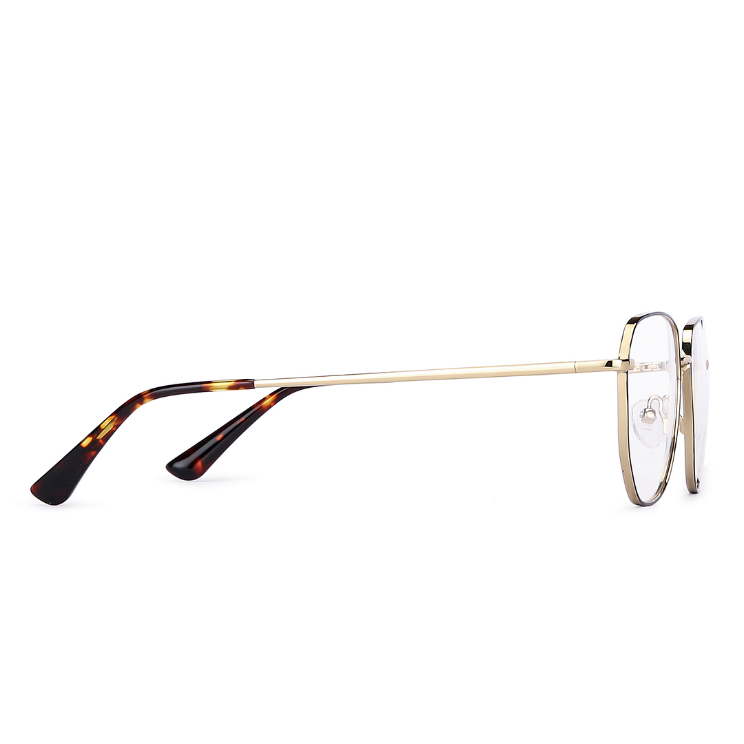 Vincent Chase Black Full Rim Geometric left side