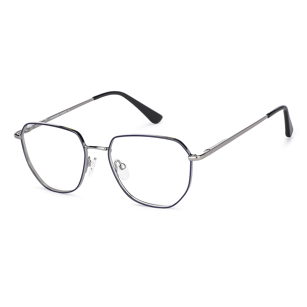 Vincent Chase Online Sky Blue Full Rim Geometric right side