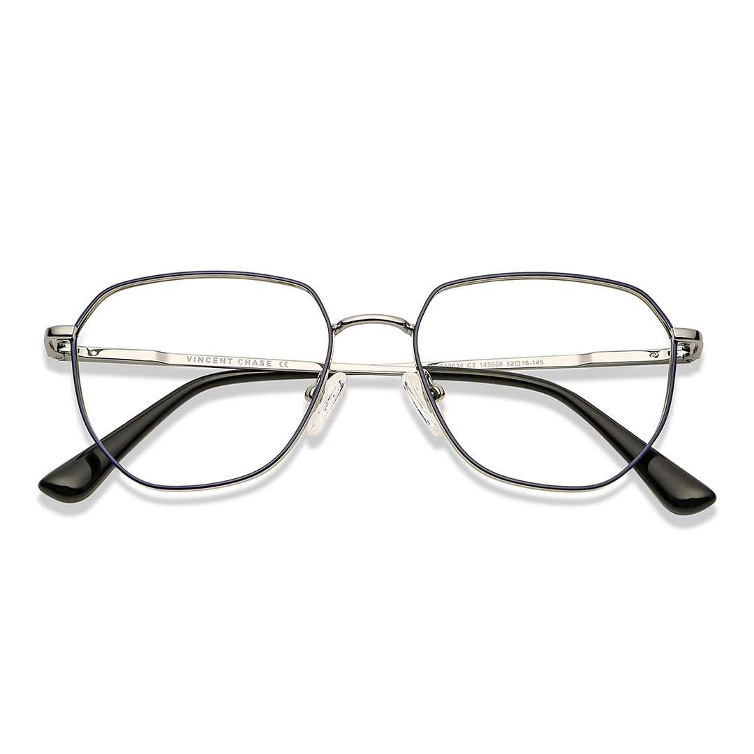 Vincent Chase Online Sky Blue Full Rim Geometric left side