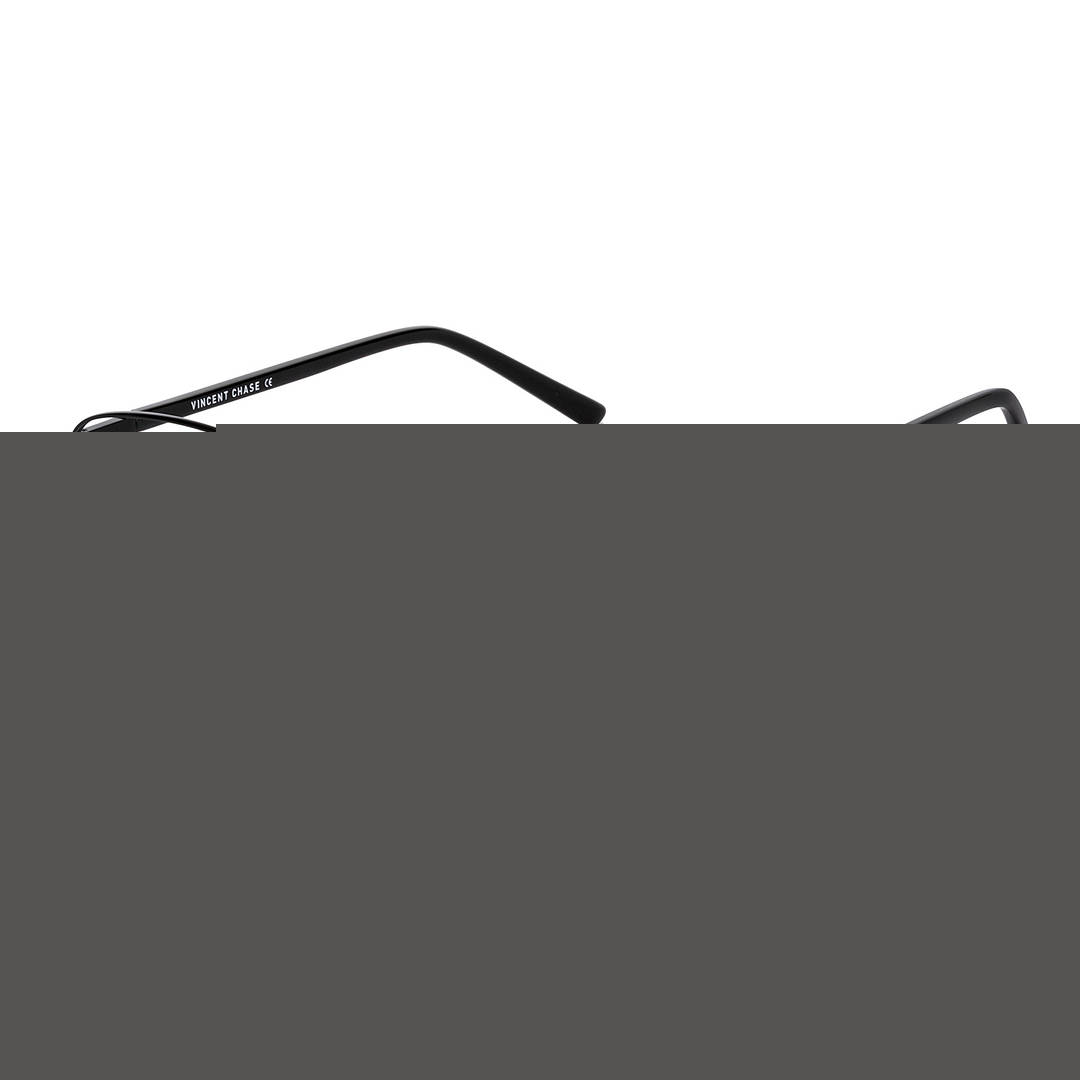 Vincent Chase Online Black Full Rim Aviator left side