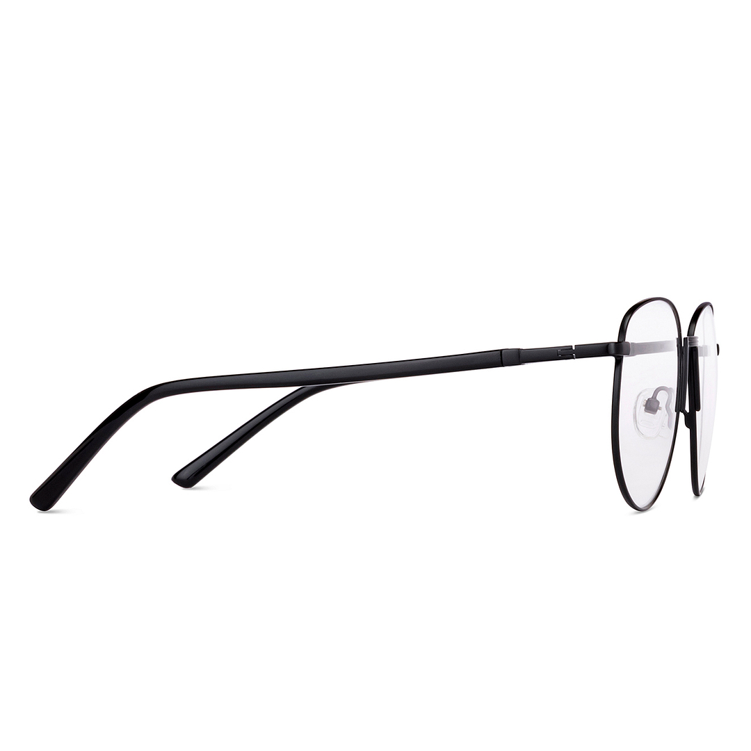 Vincent Chase Online Black Full Rim Aviator left side