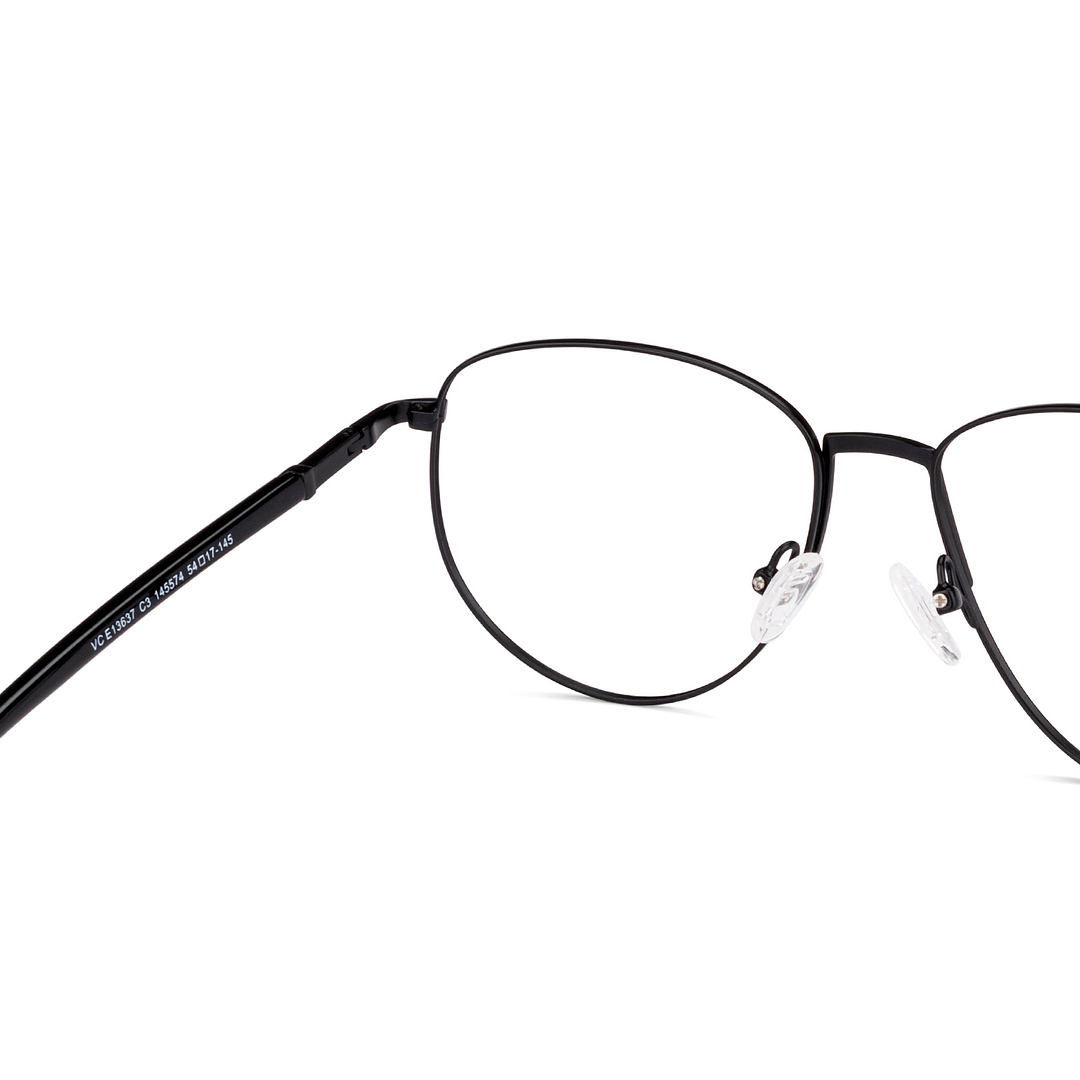 Vincent Chase Online Black Full Rim Aviator right side