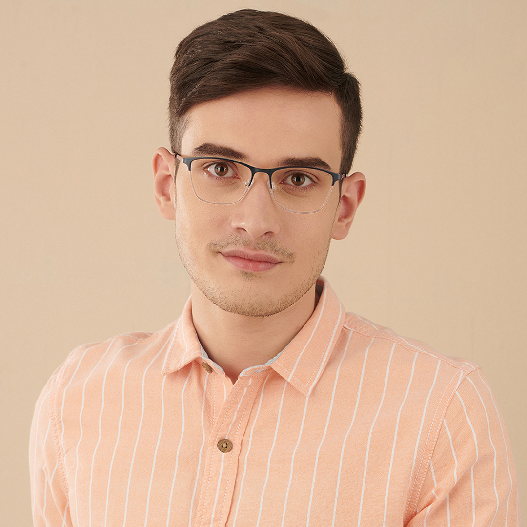 Vincent Chase Online Black Full Rim Square right side