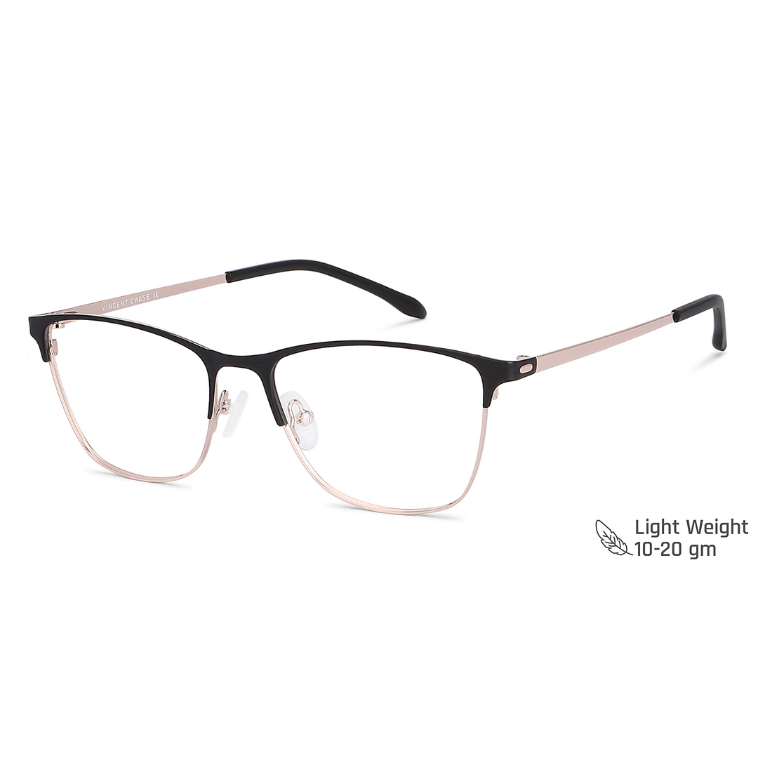 Vincent Chase Online Black Full Rim Square right side