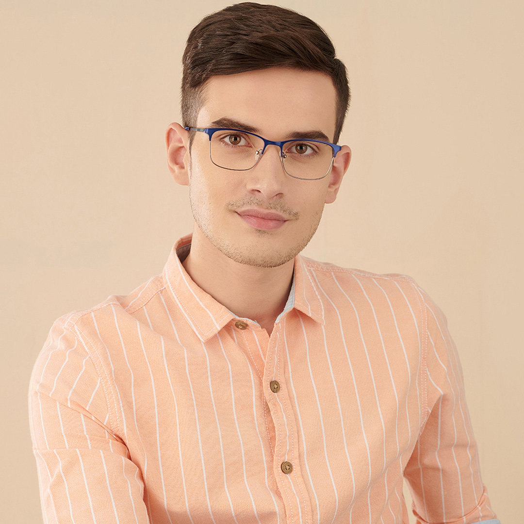 Vincent Chase Online Silver Full Rim Square right side