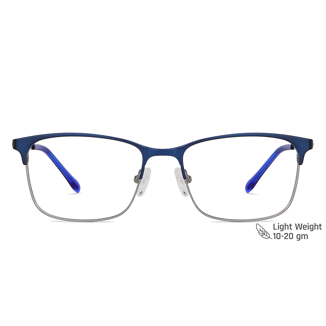 Vincent Chase Online Silver Full Rim Square left side