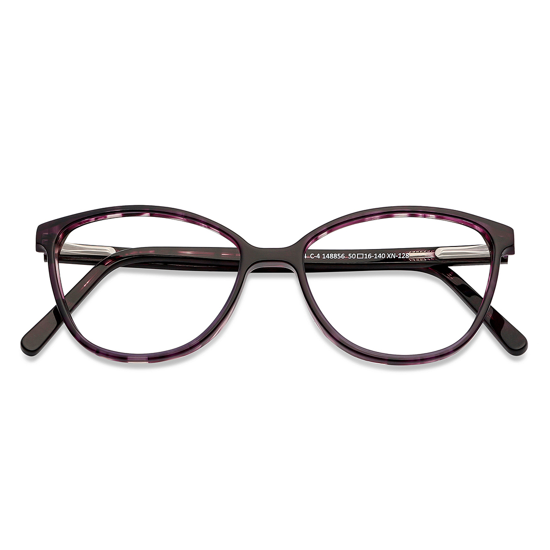 Vincent Chase Online Purple Full Rim Cat Eye left side