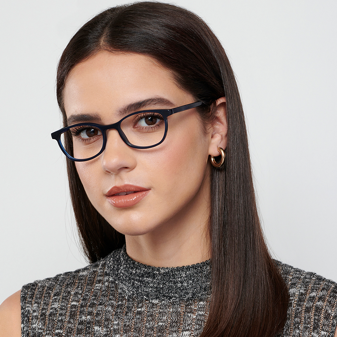 Vincent Chase Online Sky Blue Full Rim Rectangle right side