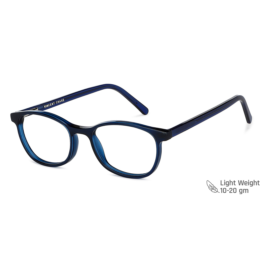 Vincent Chase Online Sky Blue Full Rim Rectangle right side