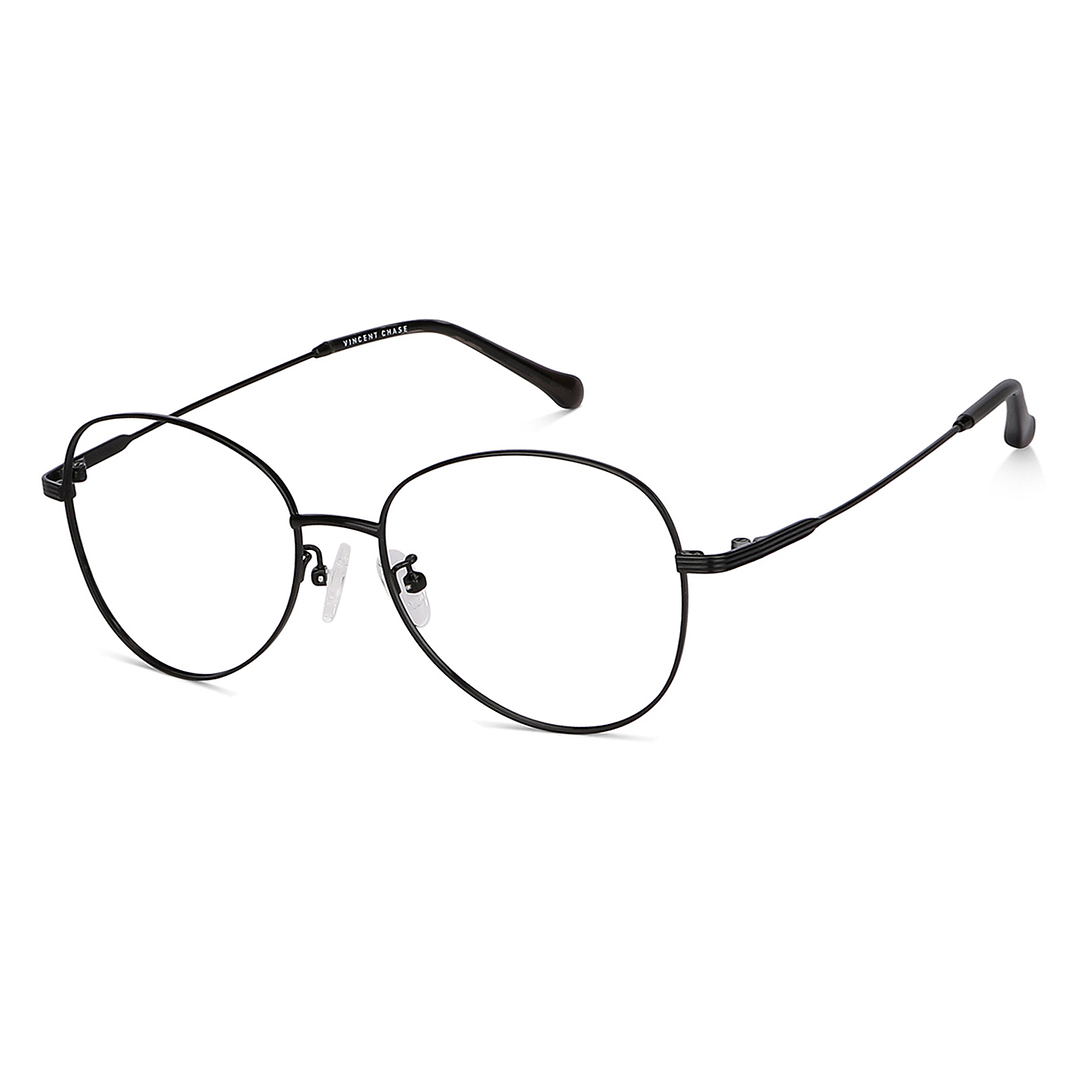 Vincent Chase Online Black Full Rim Round right side