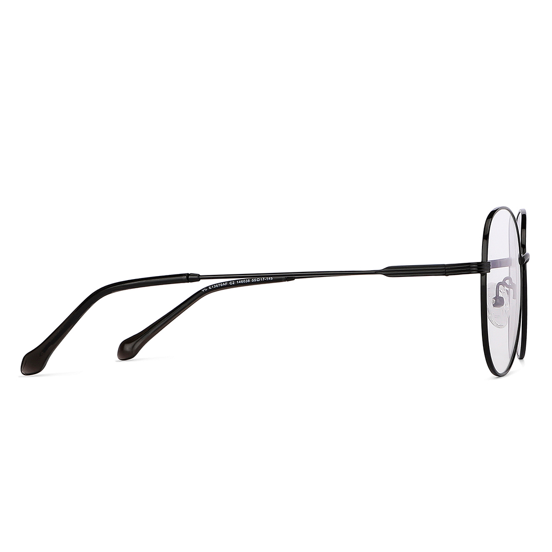 Vincent Chase Online Black Full Rim Round left side