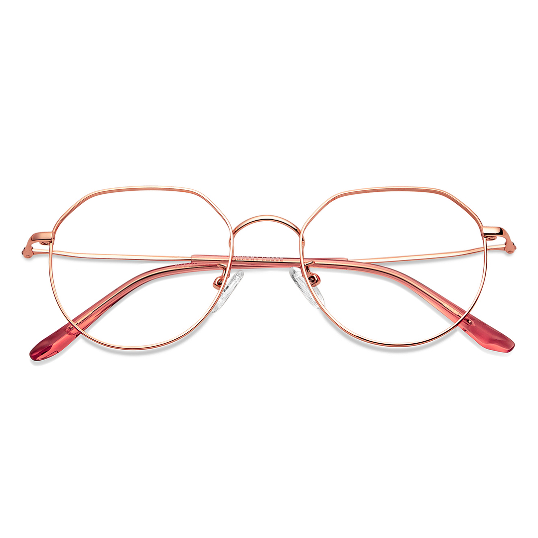 Vincent Chase Online Gold Full Rim Geometric left side