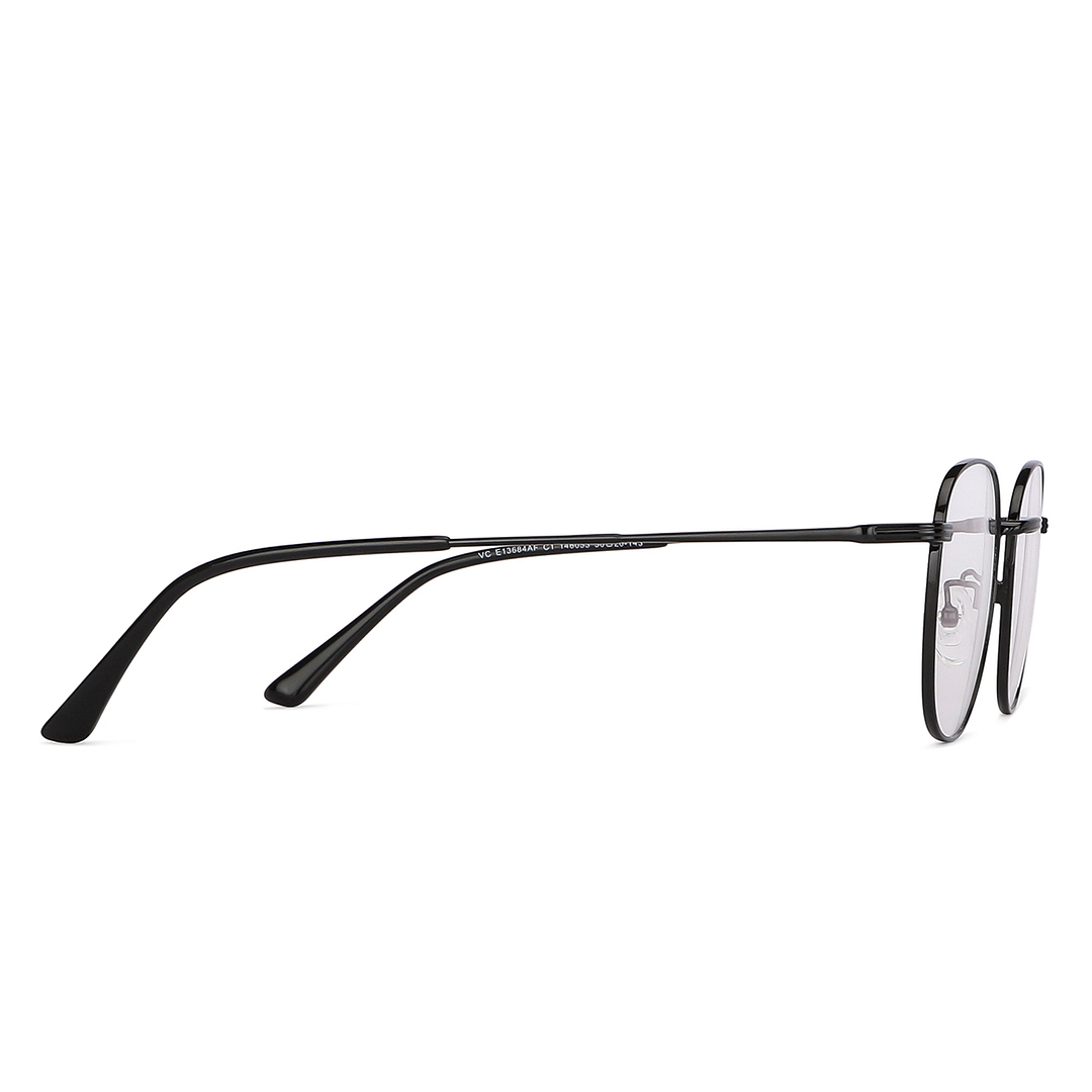 Vincent Chase Online Black Full Rim Round left side