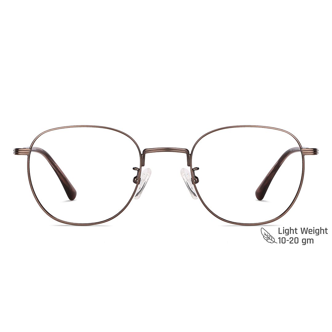 Vincent Chase Online Light Brown Full Rim Round right side