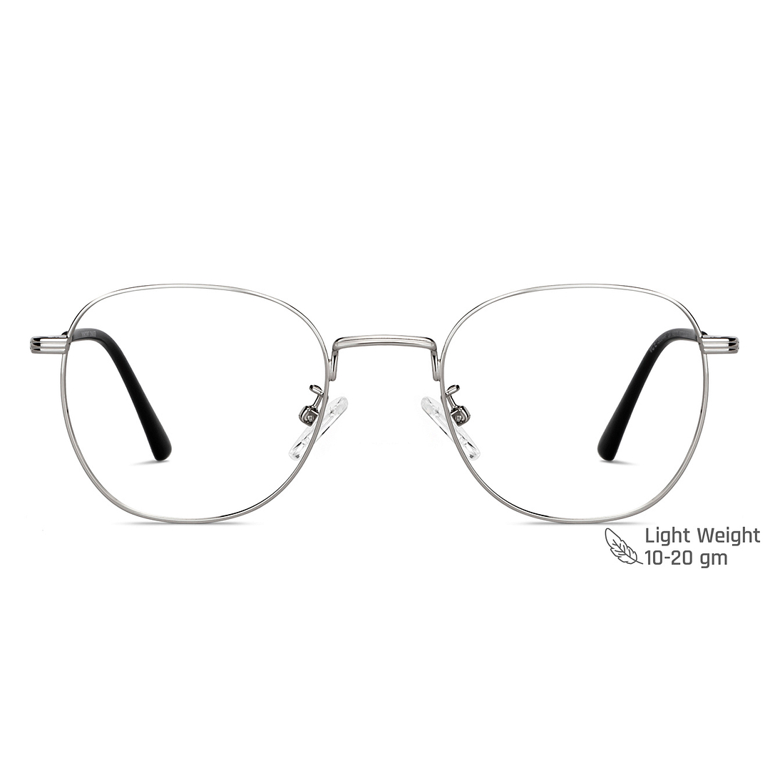 Vincent Chase Online Silver Full Rim Round right side