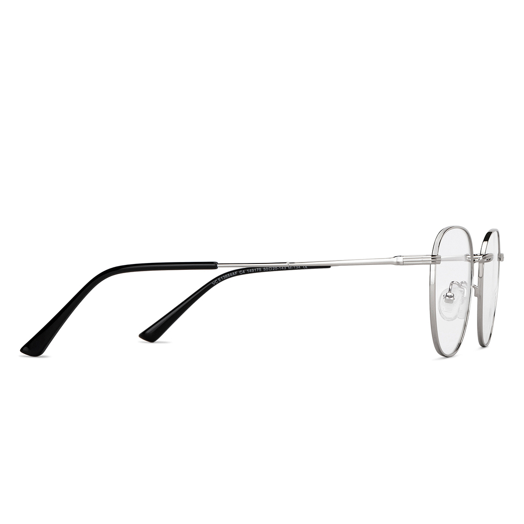 Vincent Chase Online Silver Full Rim Round left side