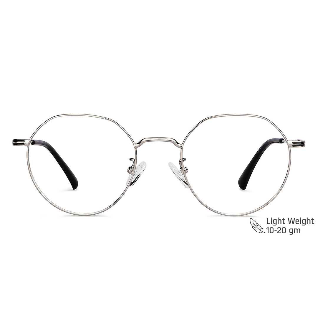 Vincent Chase Online Silver Full Rim Round right side