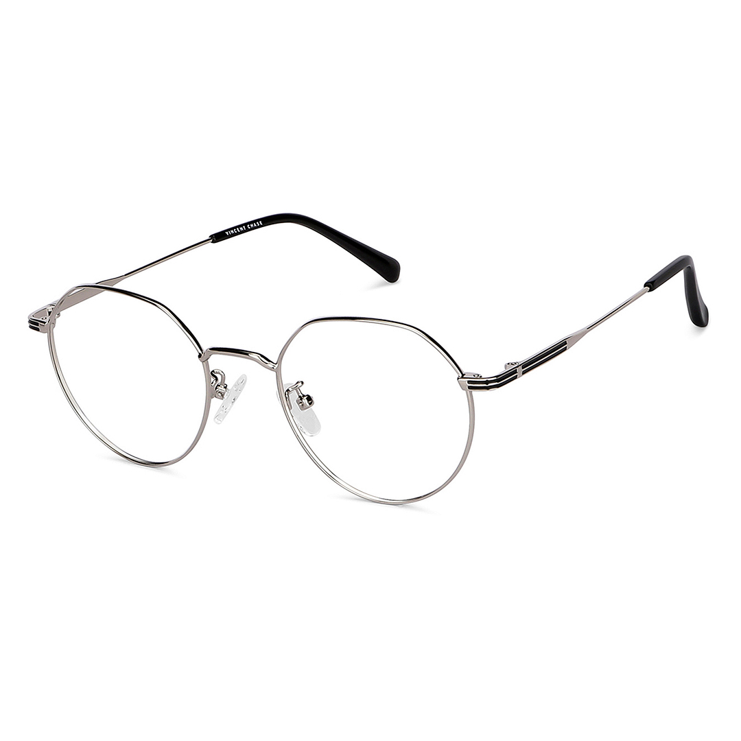 Vincent Chase Online Silver Full Rim Round right side