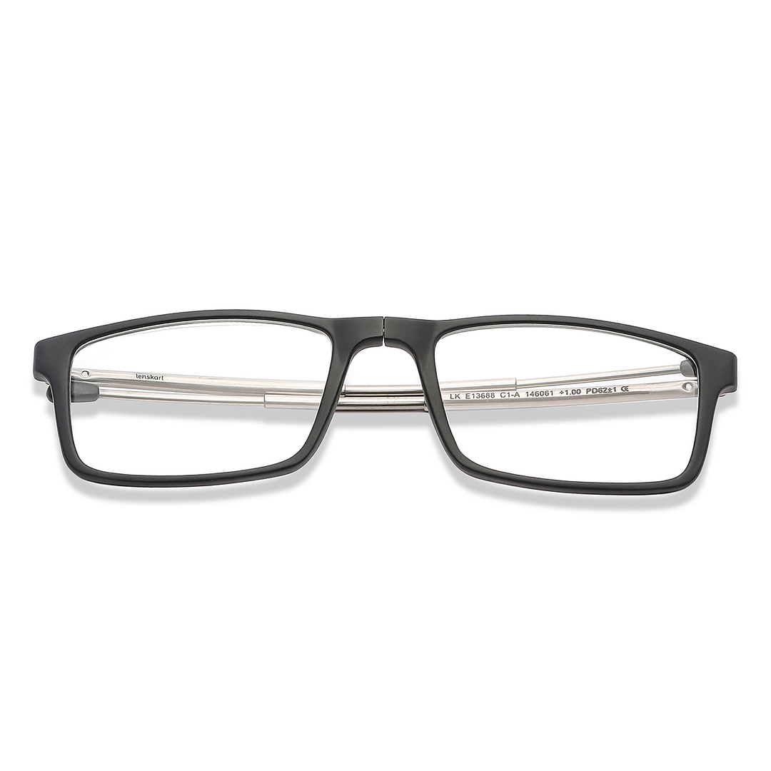 LENSKART PREMIUM READERS Black Black Full Rim Rectangle LENSKART PREMIUM READERS LK E13688 Only for 1 Prefitted Powers left side