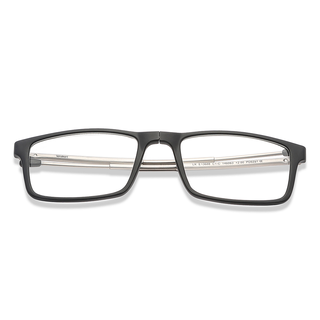 LENSKART PREMIUM READERS Black Black Full Rim Rectangle LENSKART PREMIUM READERS LK E13688 Only for 2 Prefitted Powers left side