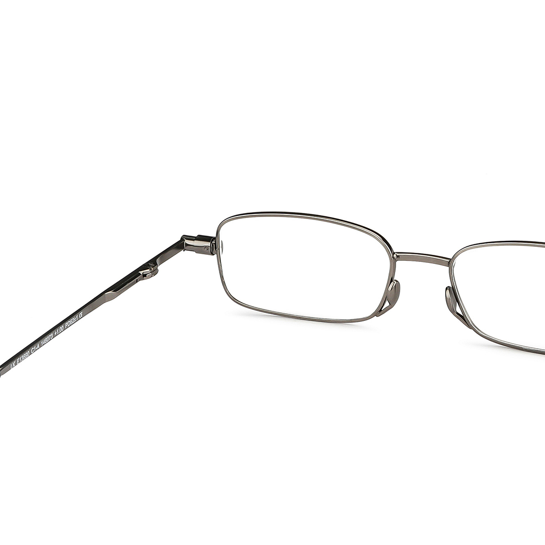 Lenskart READERS Gunmetal Dark Gunmetal Full Rim Rectangle Lenskart READERS LK E13690 Only for 1 Prefitted Powers right side