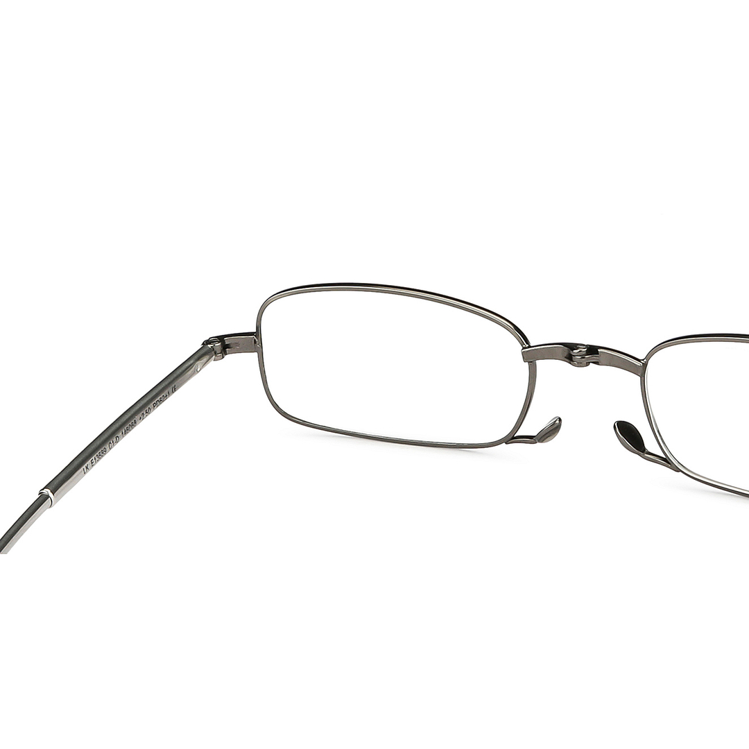LENSKART PREMIUM READERS Gunmetal Black Full Rim Rectangle LENSKART PREMIUM READERS LK E13689 Only for 1 5 Prefitted Powers right side