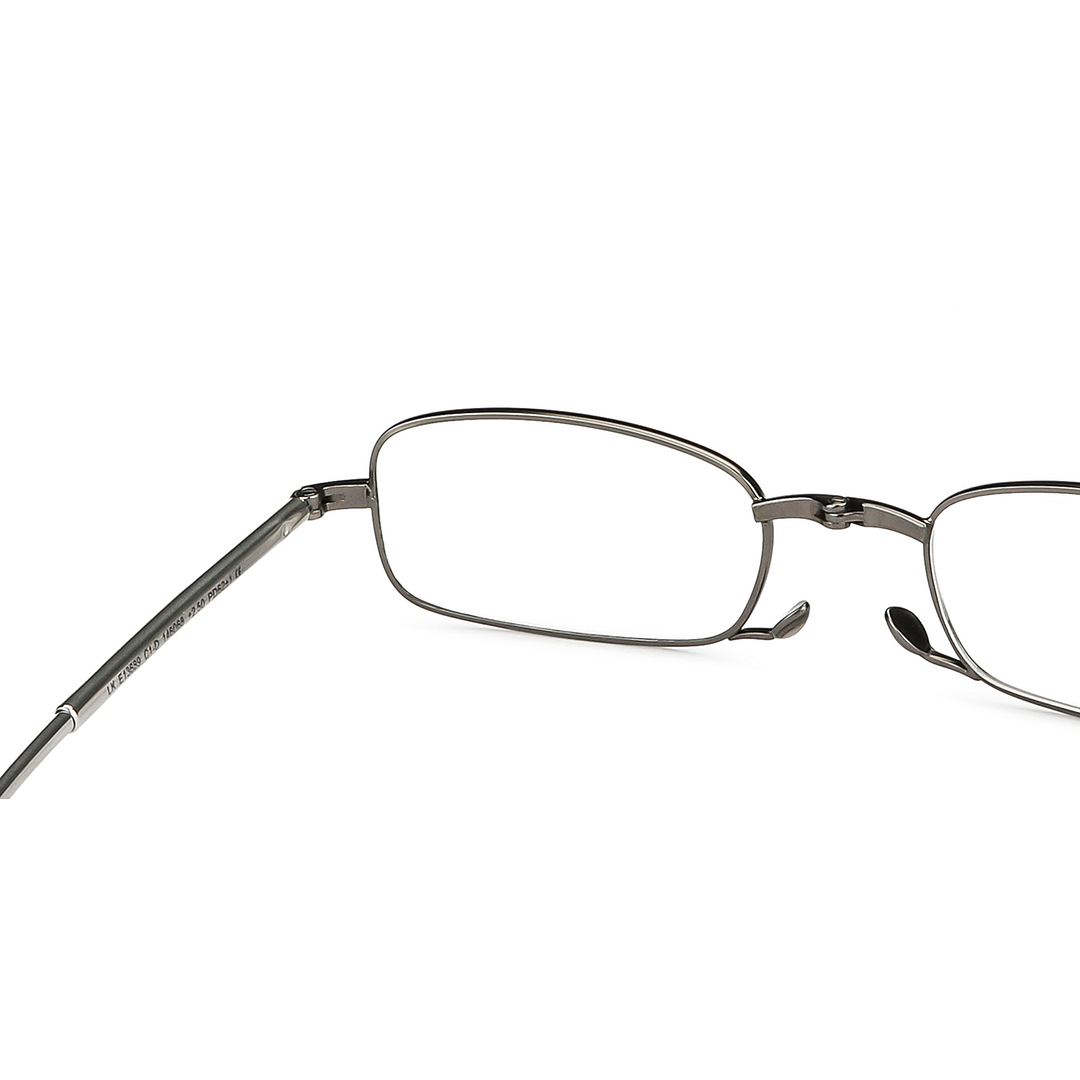 LENSKART PREMIUM READERS Gunmetal Black Full Rim Rectangle LENSKART PREMIUM READERS LK E13689 Only for 2 Prefitted Powers right side