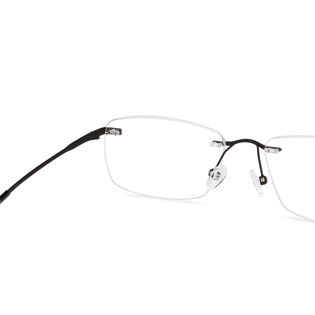 Vincent Chase Online Black Rimless Rectangle right side