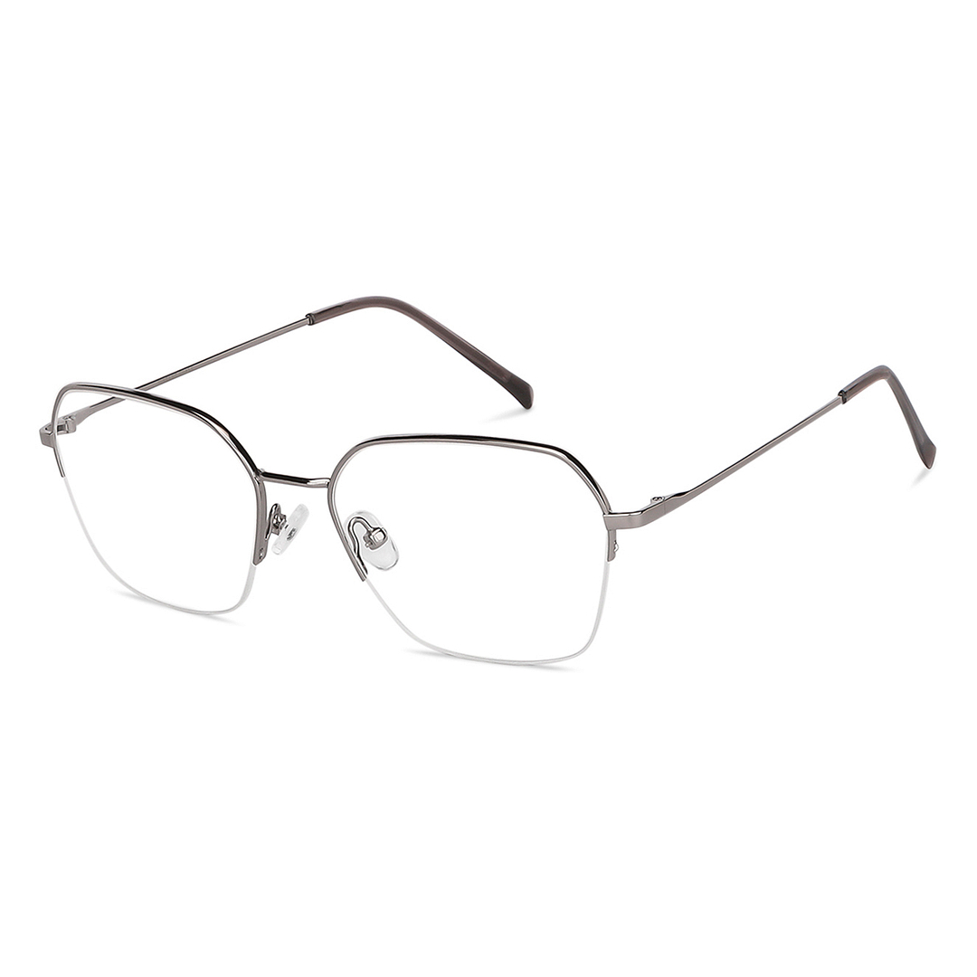 Vincent Chase Online Mid Gunmetal Half Rim Geometric right side