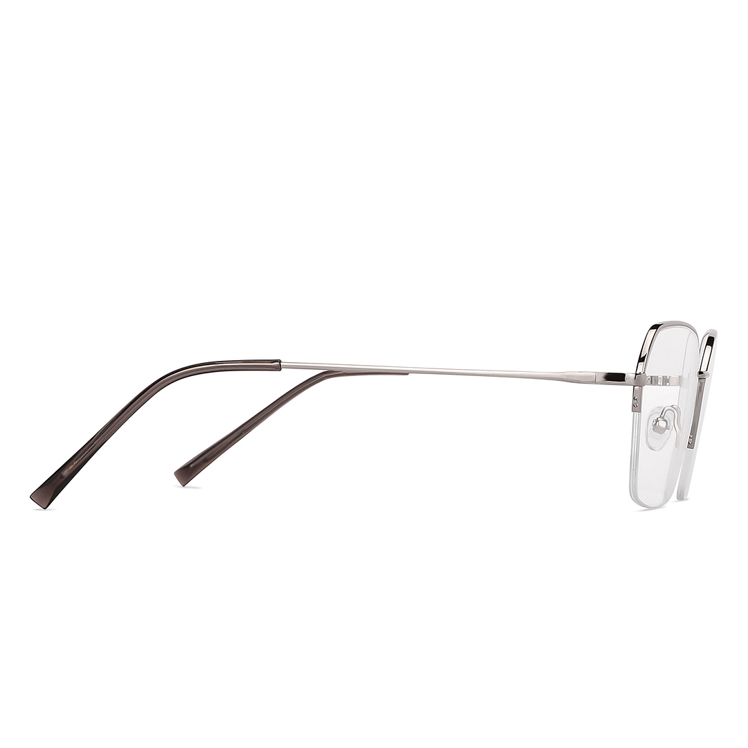 Vincent Chase Online Mid Gunmetal Half Rim Geometric left side
