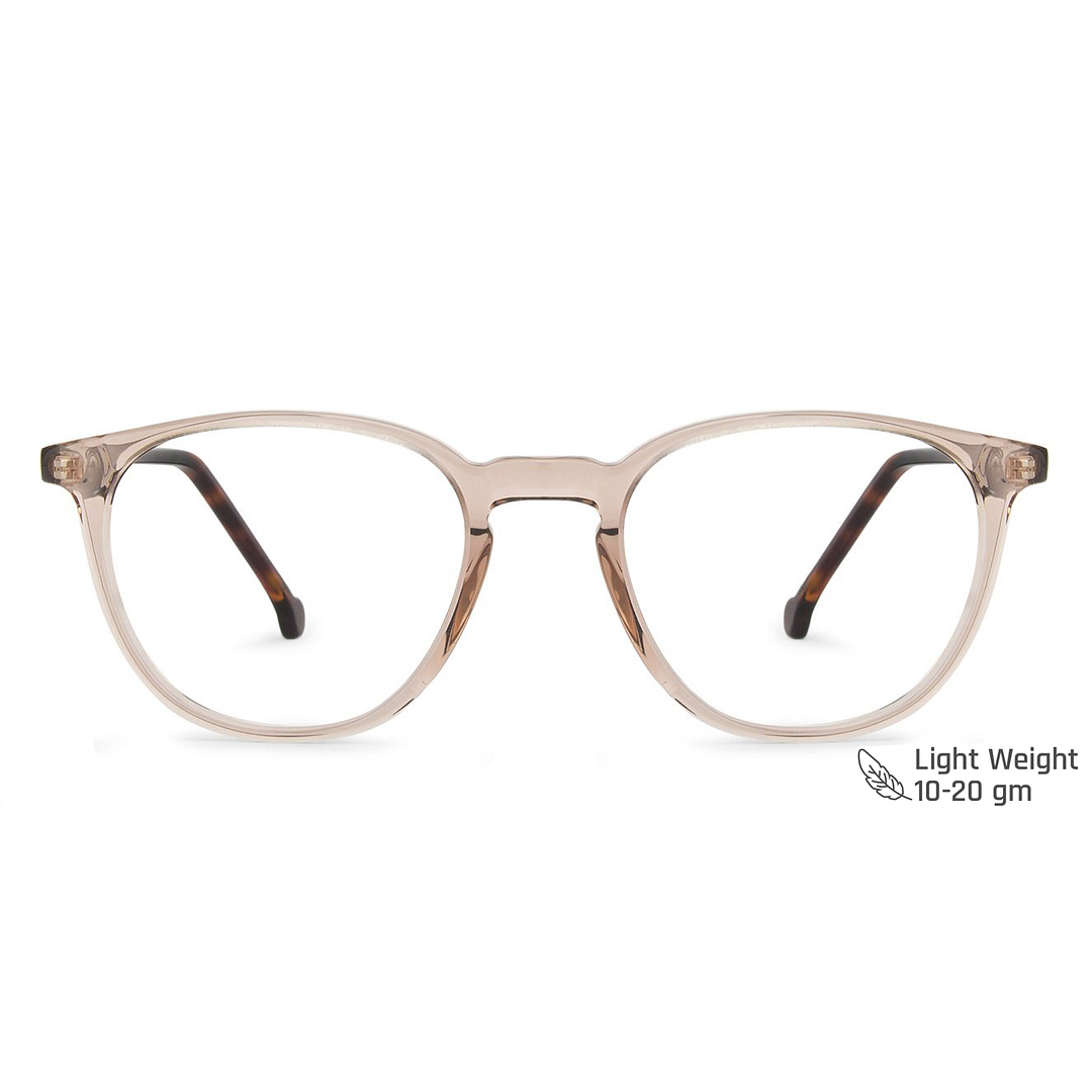 Vincent Chase Online Brown Transparent Full Rim Round left side