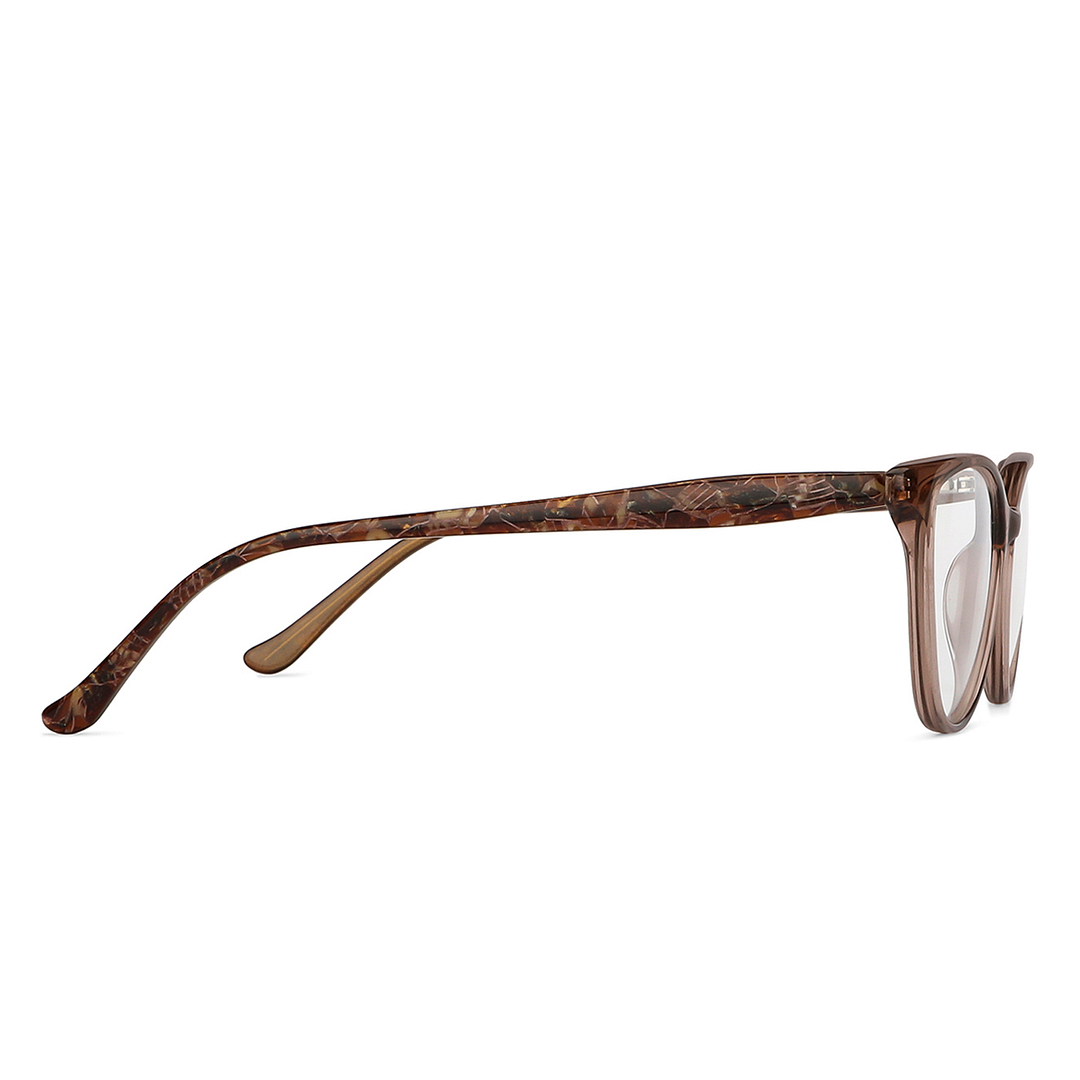Vincent Chase Online Brown Transparent Full Rim Cat Eye left side