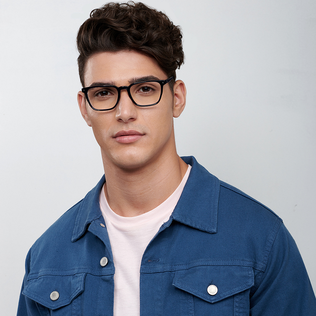 Vincent Chase Online Sky Blue Full Rim Square left side