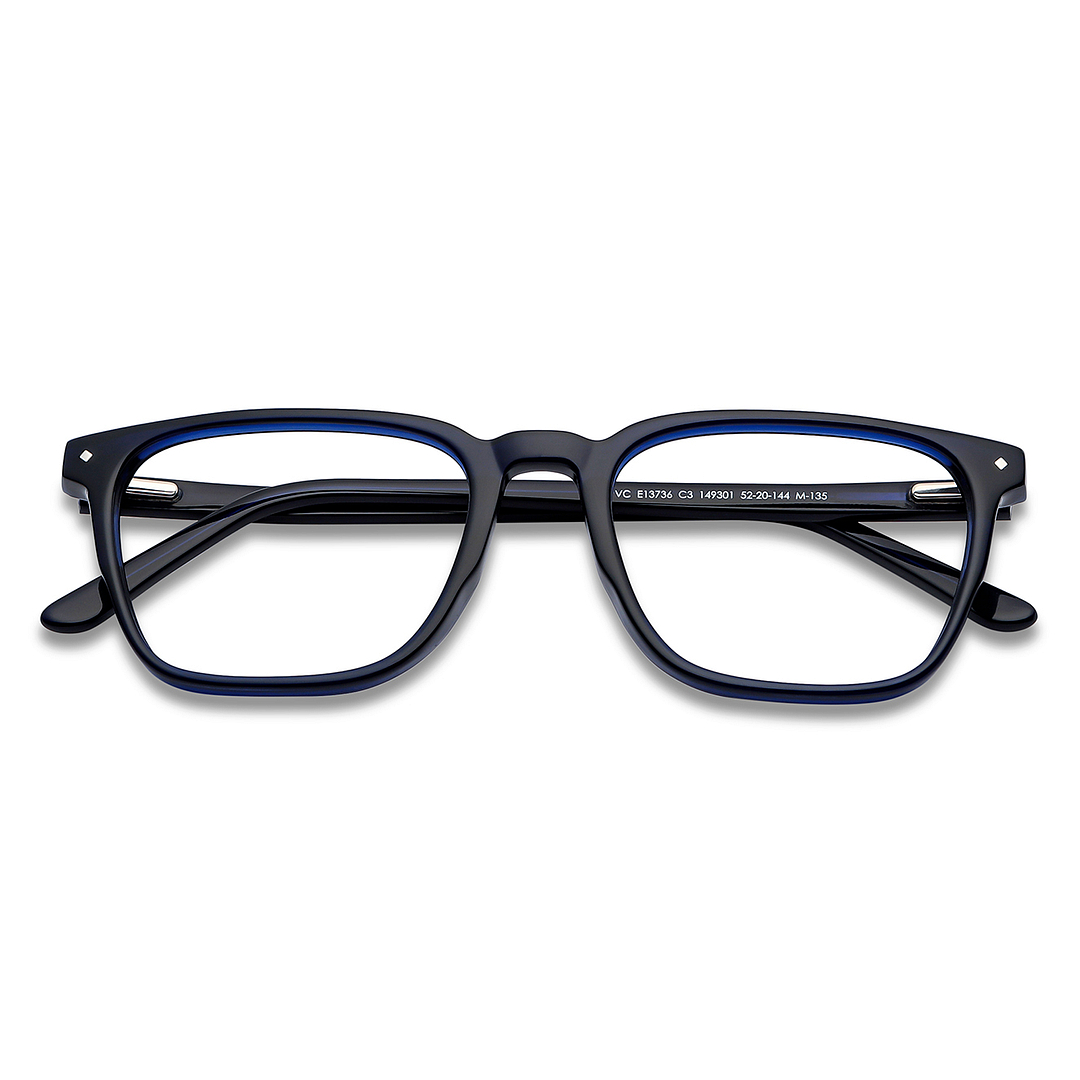 Vincent Chase Online Sky Blue Full Rim Square left side