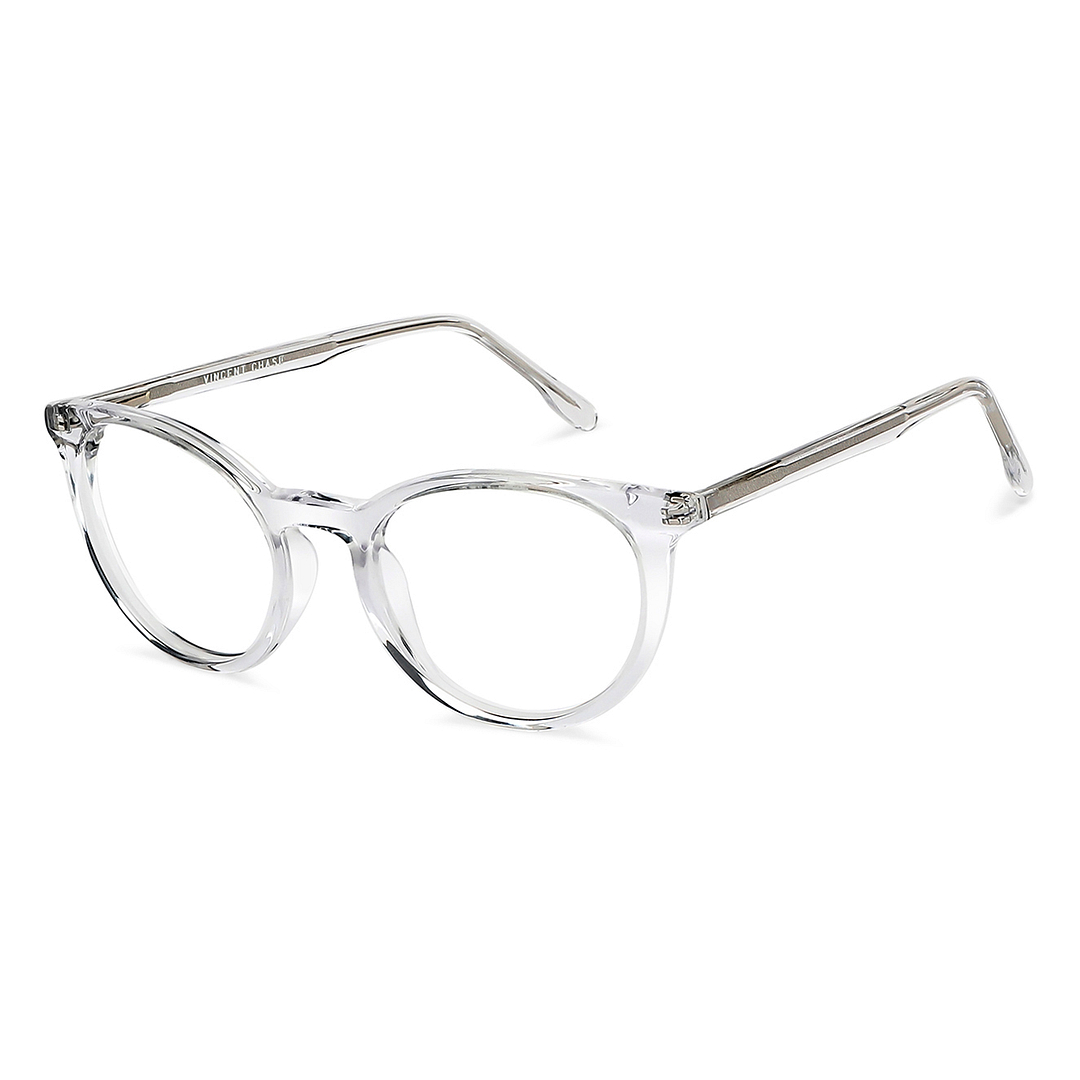 Vincent Chase Online Crystal Transparent Full Rim Cat Eye right side