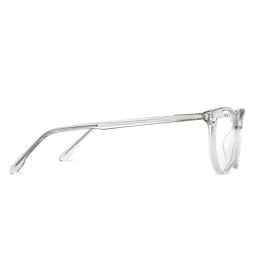 Vincent Chase Online Crystal Transparent Full Rim Cat Eye left side